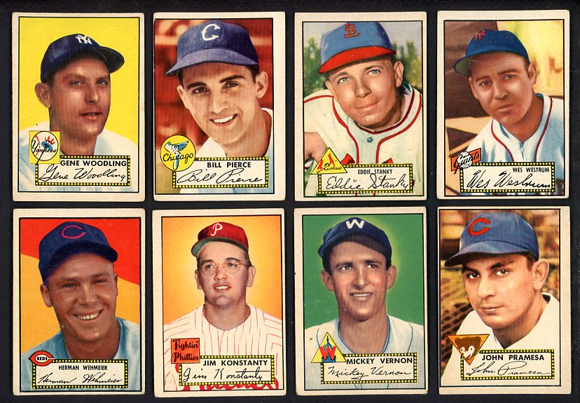 1952 Topps Set Lot 49 Diff VG/VG-EX Pierce Law Jensen 566426