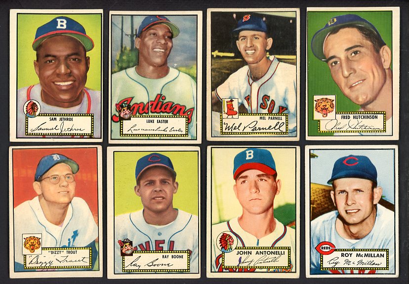 1952 Topps Set Lot 37 Diff VG-EX Jethroe Easter Boone 566431