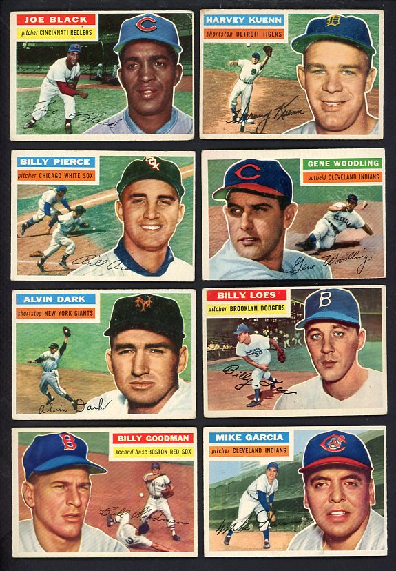 1956 Topps Set Lot 98 Diff VG-EX Kuenn Black Pierce 566433