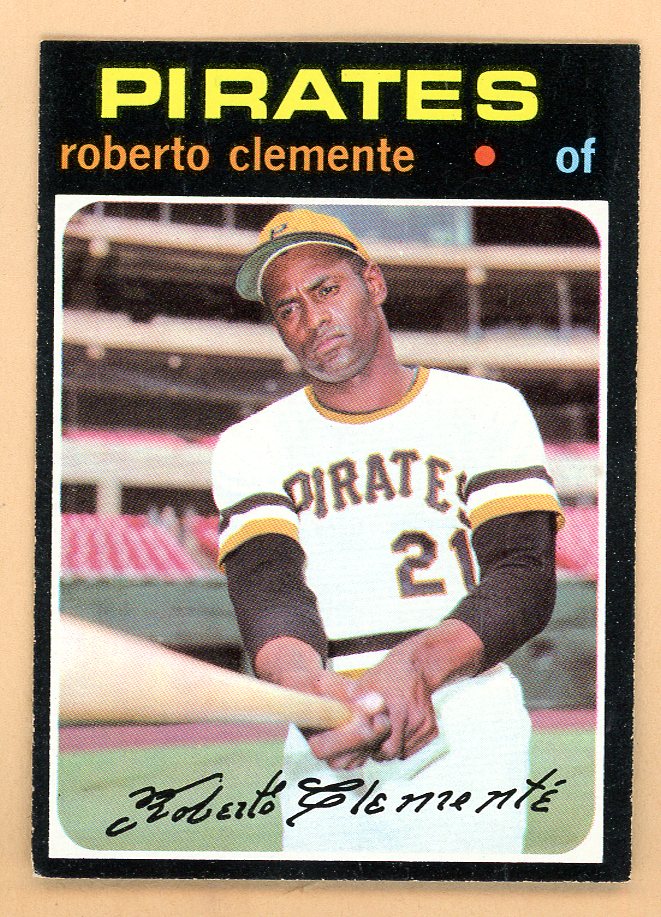 1971 Topps Baseball #630 Roberto Clemente Pirates EX+/EX-MT 566448