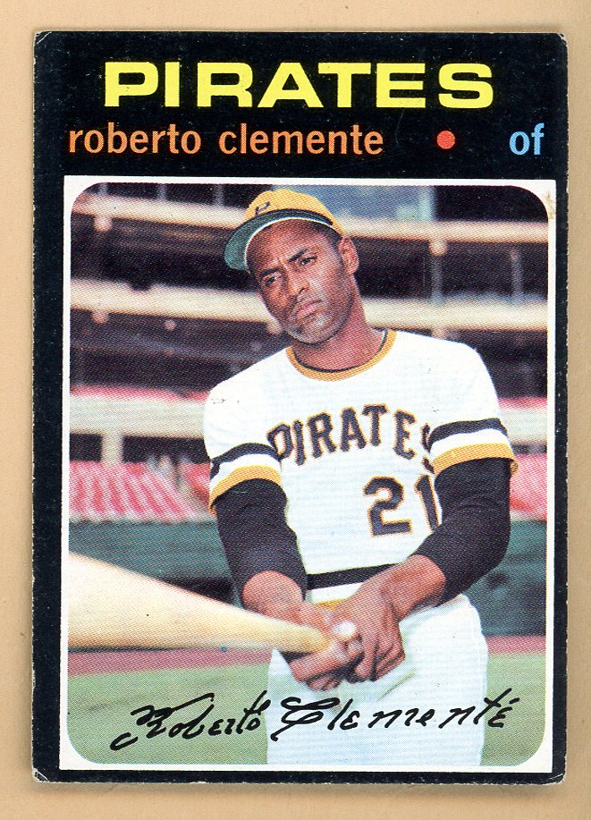 1971 Topps Baseball #630 Roberto Clemente Pirates VG-EX 566449
