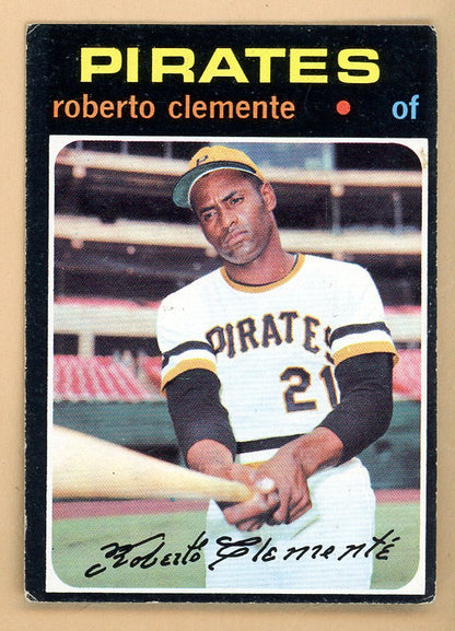 1971 Topps Baseball #630 Roberto Clemente Pirates VG-EX 566449