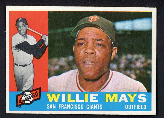 1960 Topps Baseball #200 Willie Mays Giants EX+/EX-MT 566453