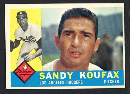 1960 Topps Baseball #343 Sandy Koufax Dodgers EX-MT 566460