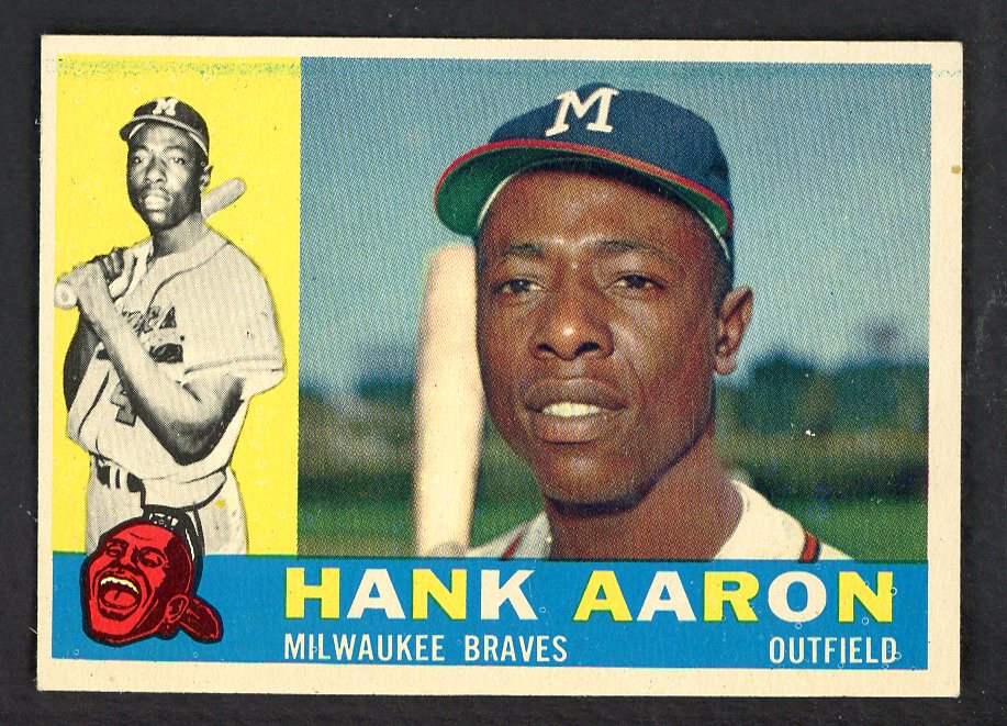 1960 Topps Baseball #300 Hank Aaron Braves NR-MT 566461