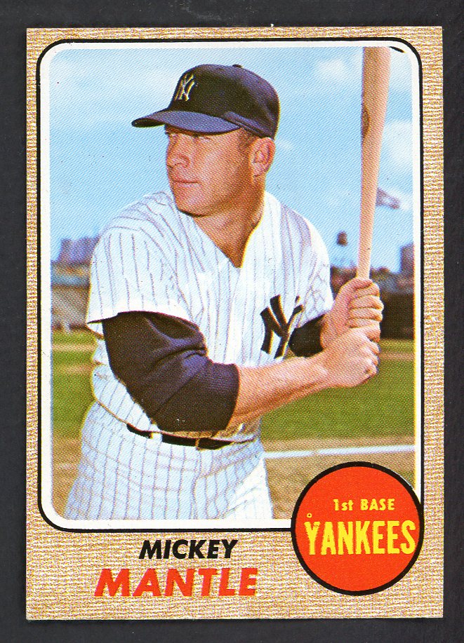 1968 Topps Baseball #280 Mickey Mantle Yankees NR-MT 566470