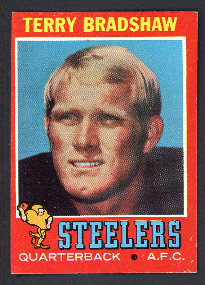 1971 Topps Football #156 Terry Bradshaw Steelers EX-MT 566471
