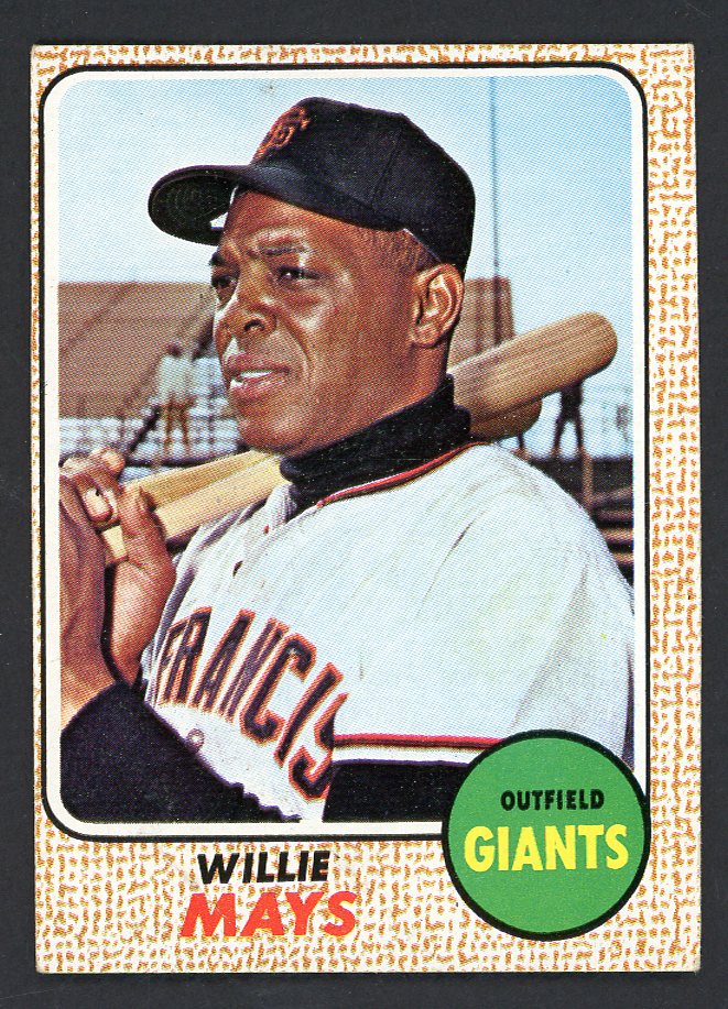 1968 Topps Baseball #50 Willie Mays Giants EX-MT 566475