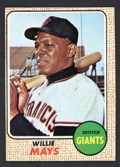 1968 Topps Baseball #50 Willie Mays Giants EX-MT 566475