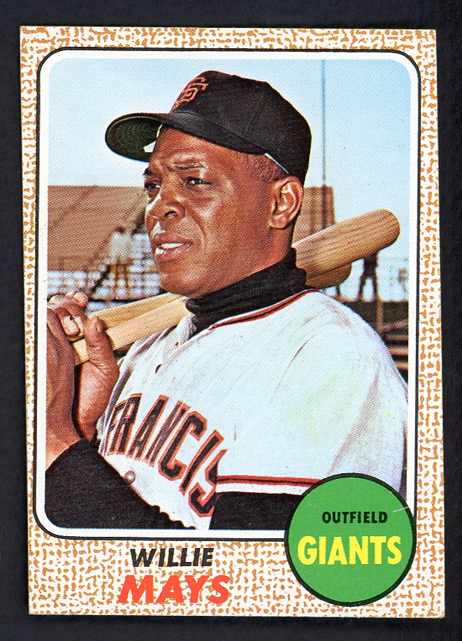 1968 Topps Baseball #50 Willie Mays Giants EX-MT 566476