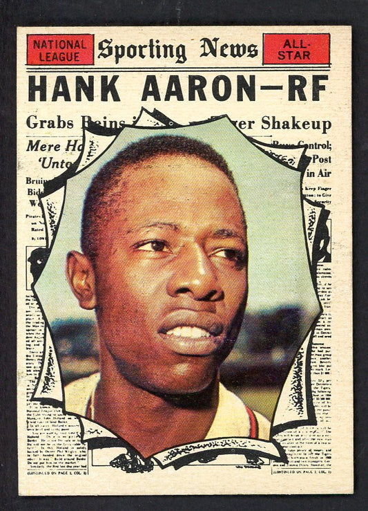 1961 Topps Baseball #577 Hank Aaron A.S. Braves NR-MT 566477