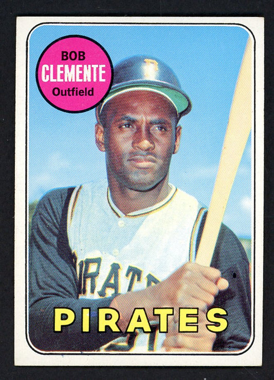 1969 Topps Baseball #050 Roberto Clemente Pirates NR-MT 566481