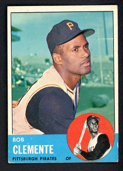 1963 Topps Baseball #540 Roberto Clemente Pirates VG-EX 566482