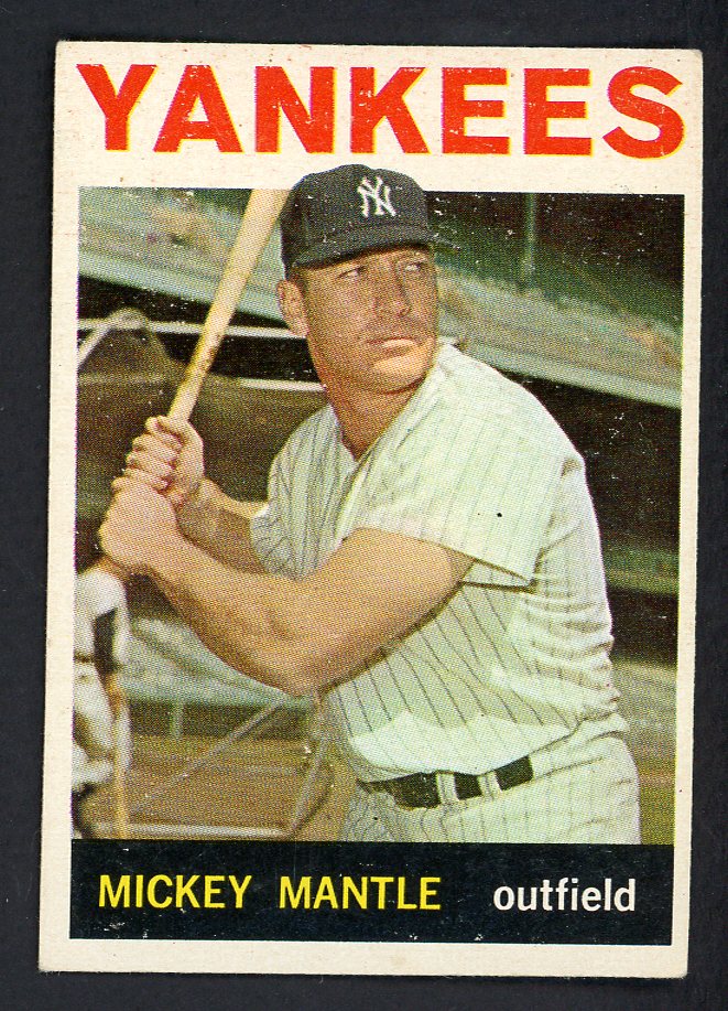 1964 Topps Baseball #50 Mickey Mantle Yankees EX+ 566485
