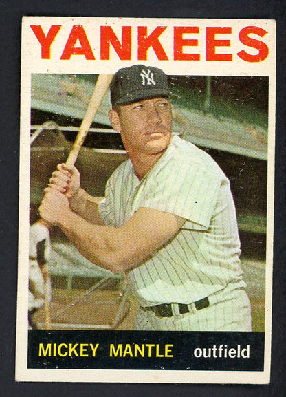 1964 Topps Baseball #50 Mickey Mantle Yankees EX+ 566485
