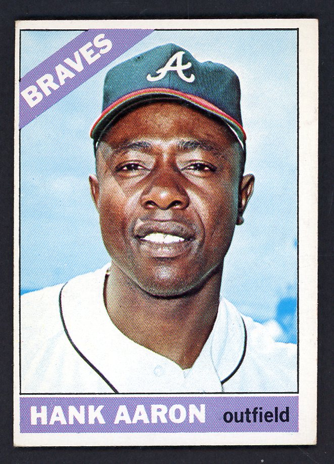 1966 Topps Baseball #500 Hank Aaron Braves EX-MT 566499