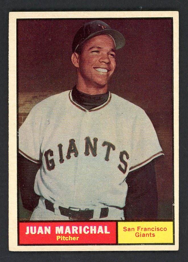 1961 Topps Baseball #417 Juan Marichal Giants EX+/EX-MT 566502