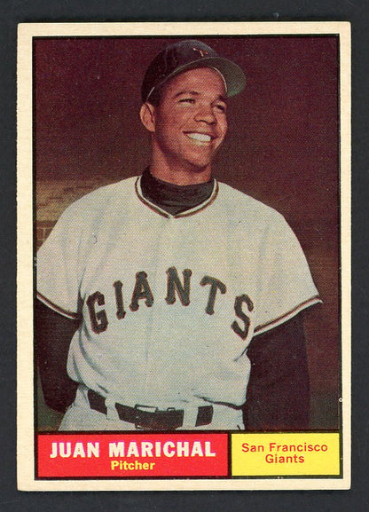 1961 Topps Baseball #417 Juan Marichal Giants EX+/EX-MT 566502