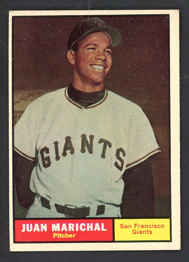 1961 Topps Baseball #417 Juan Marichal Giants EX 566504
