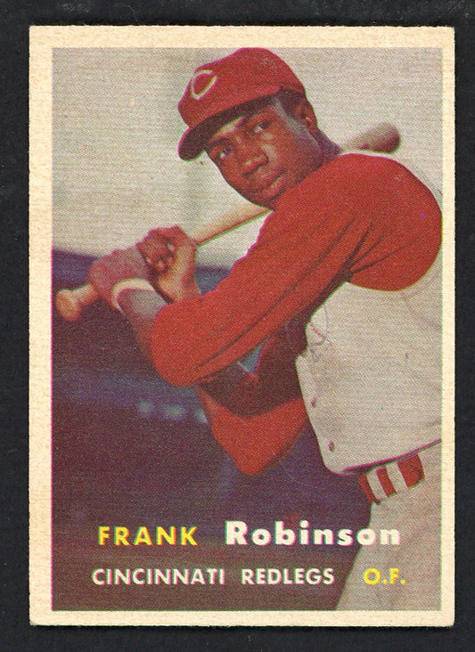 1957 Topps Baseball #035 Frank Robinson Reds EX-MT 566505