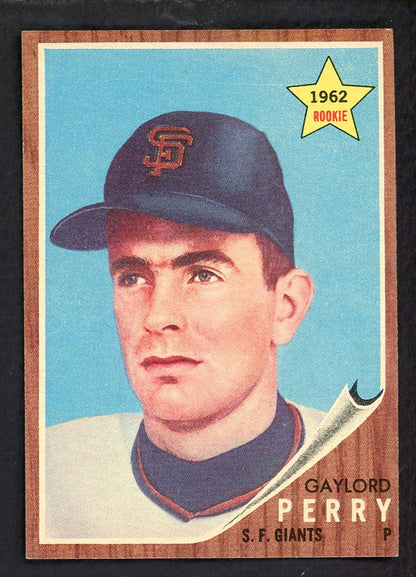 1962 Topps Baseball #199 Gaylord Perry Giants NR-MT 566506