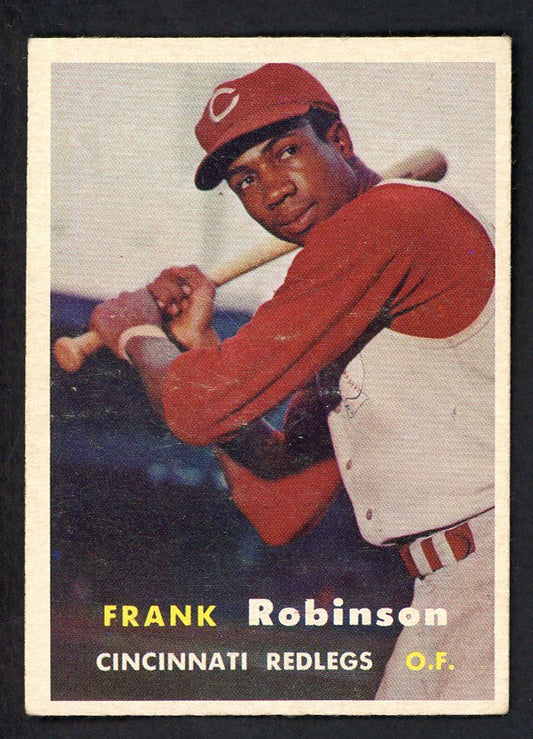 1957 Topps Baseball #035 Frank Robinson Reds EX 566507