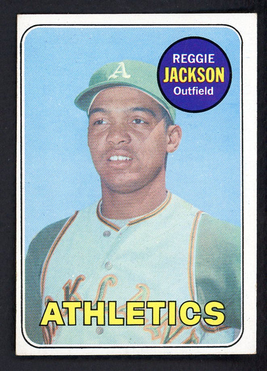 1969 Topps Baseball #260 Reggie Jackson A's EX-MT 566512