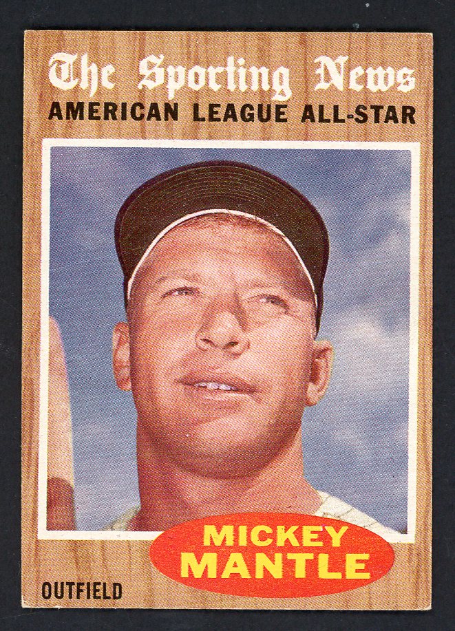 1962 Topps Baseball #471 Mickey Mantle A.S. Yankees EX-MT 566520