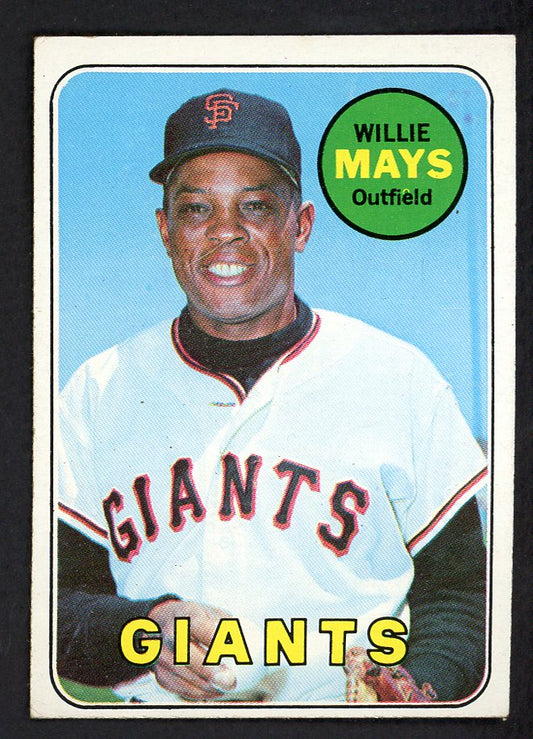 1969 Topps Baseball #190 Willie Mays Giants EX-MT 566521
