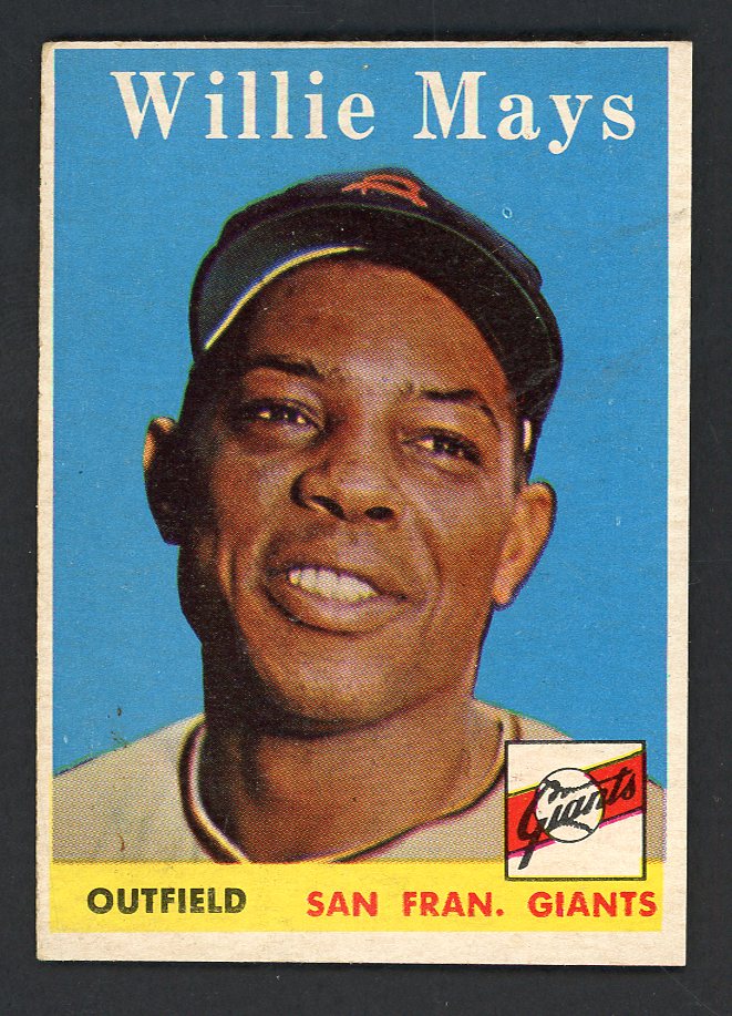 1958 Topps Baseball #5 Willie Mays Giants VG-EX 566526