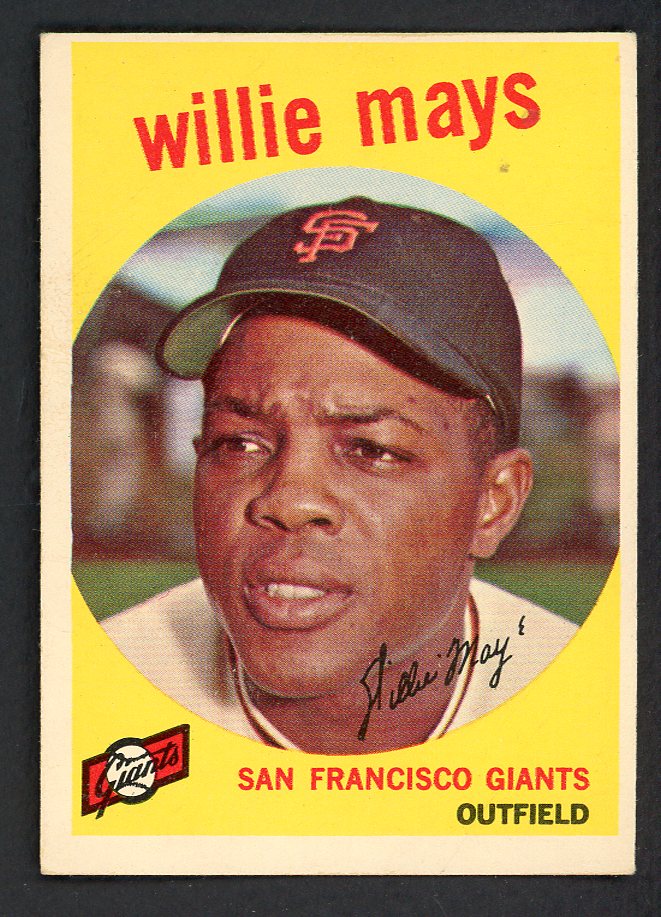 1959 Topps Baseball #50 Willie Mays Giants VG-EX 566527