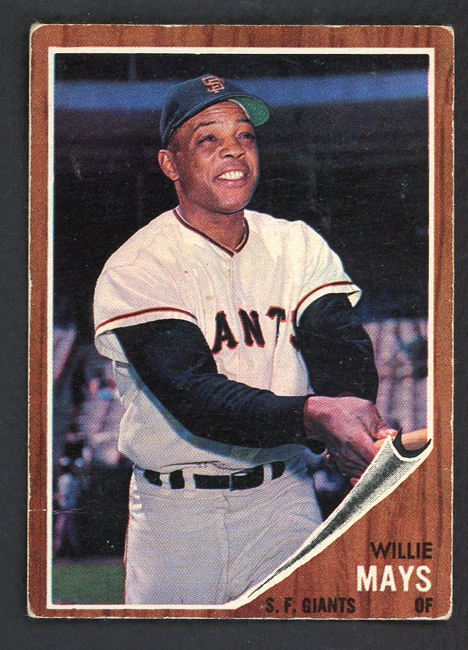 1962 Topps Baseball #300 Willie Mays Giants VG-EX 566533