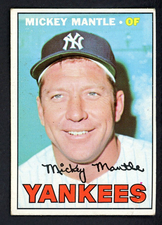 1967 Topps Baseball #150 Mickey Mantle Yankees EX 566539