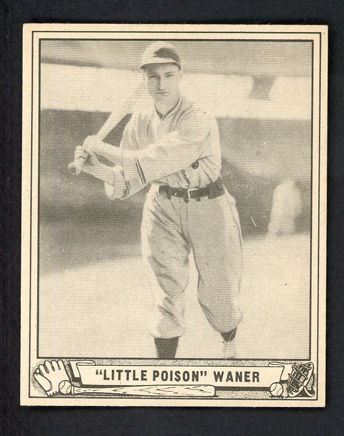 1940 Play Ball #105 Lloyd Waner Pirates EX-MT/NR-MT 566543
