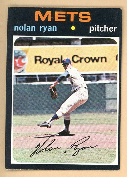 1971 Topps Baseball #513 Nolan Ryan Mets EX-MT 566546
