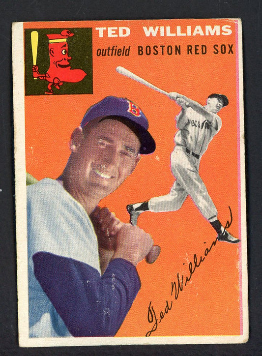 1954 Topps Baseball #001 Ted Williams Red Sox GD-VG 566550