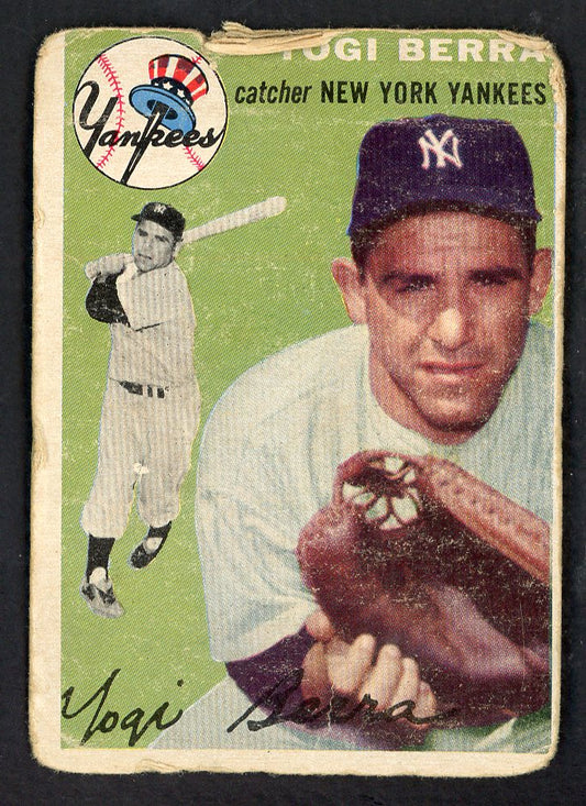 1954 Topps Baseball #050 Yogi Berra Yankees Poor 566557