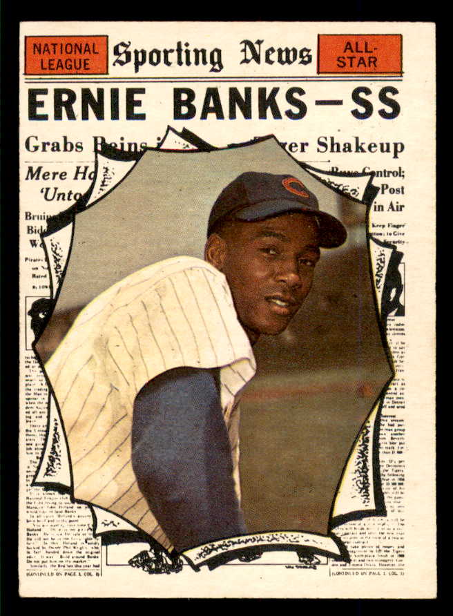 1961 Topps Baseball #575 Ernie Banks A.S. Cubs EX-MT 566570