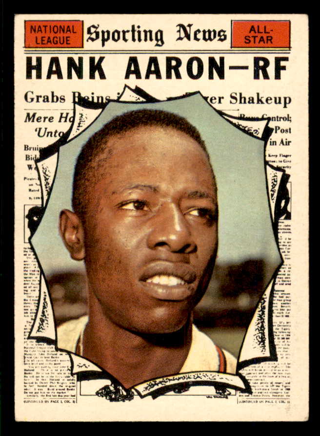 1961 Topps Baseball #577 Hank Aaron A.S. Braves EX+/EX-MT 566575