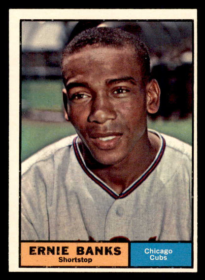 1961 Topps Baseball #350 Ernie Banks Cubs EX-MT 566583