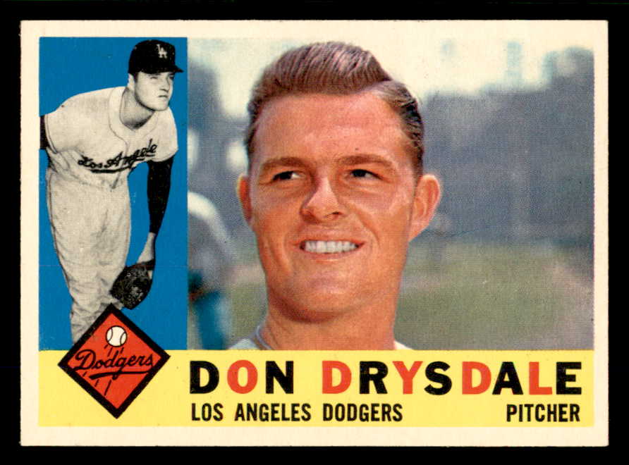 1960 Topps Baseball #475 Don Drysdale Dodgers NR-MT 566592