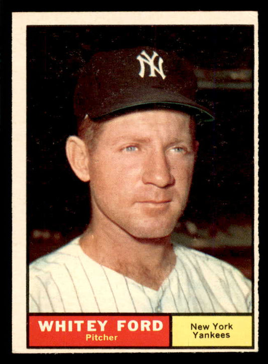 1961 Topps Baseball #160 Whitey Ford Yankees VG-EX 566593