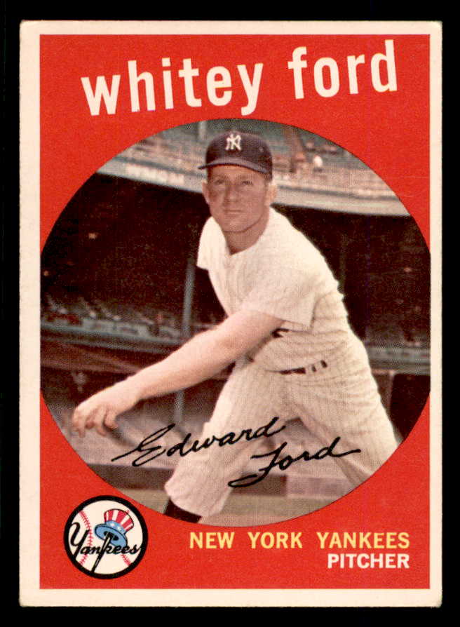 1959 Topps Baseball #430 Whitey Ford Yankees VG-EX 566594