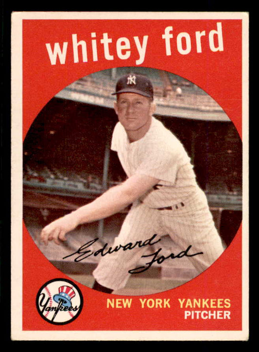 1959 Topps Baseball #430 Whitey Ford Yankees VG-EX 566594