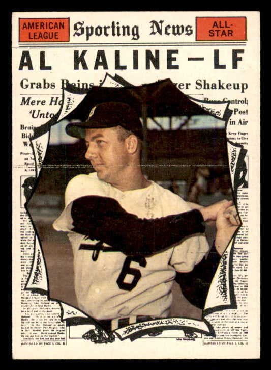 1961 Topps Baseball #580 Al Kaline A.S. Tigers EX+/EX-MT 566603