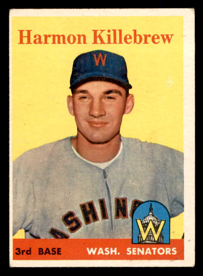 1958 Topps Baseball #288 Harmon Killebrew Senators EX 566604