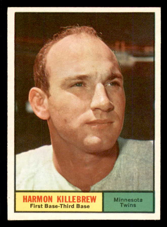 1961 Topps Baseball #080 Harmon Killebrew Twins EX-MT 566605