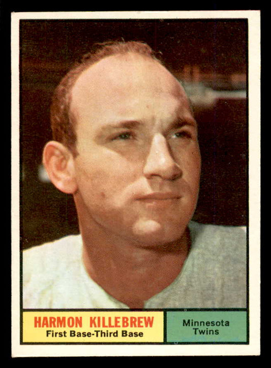 1961 Topps Baseball #080 Harmon Killebrew Twins NR-MT 566606
