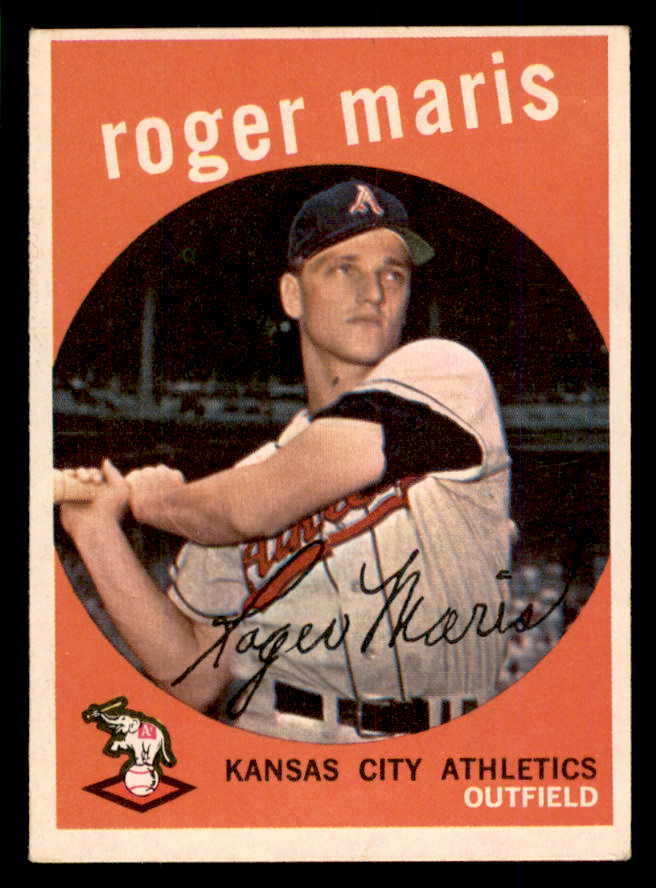 1959 Topps Baseball #202 Roger Maris A's VG-EX 566612