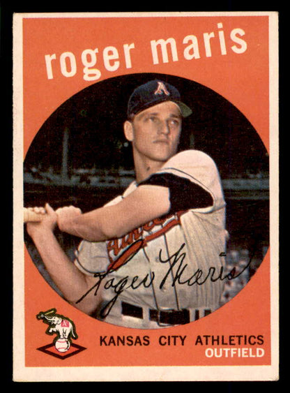 1959 Topps Baseball #202 Roger Maris A's VG-EX 566612